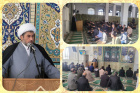 سخنرانی مسئول نهاد رهبری به مناسبت یوم الله ۹ دی در مسجد دانشگاه کاشان
