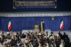 رهبر معظم انقلاب در دیدار دست‌اندرکاران حج و جمعی از زائران بیت‌الله الحرام:
