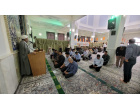 سخنرانی مسئول نهاد رهبری در ستایش خادمی مسجد و تقدیر و تشکر از آقای سلیمان سرهنگی در مسجد دانشگاه کاشان