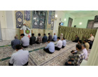 سخنرانی مسئول نهاد رهبری در ستایش خادمی مسجد و تقدیر و تشکر از آقای سلیمان سرهنگی در مسجد دانشگاه کاشان