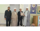 سخنرانی مسئول نهاد رهبری در ستایش خادمی مسجد و تقدیر و تشکر از آقای سلیمان سرهنگی در مسجد دانشگاه کاشان