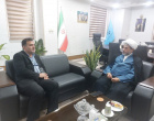 دیدار مسئول نهاد رهبری با فرماندار کاشان بهمراه کارشناس و مشاور مرکز خانواده و ازدواج دانشگاه کاشان