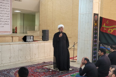بیانات مسئول نهاد رهبری در تفسیر دعای ۱۴ صحیفه سجادیه در بین نمازگزاران دانشگاه کاشان