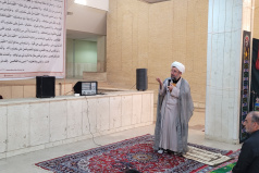 بیانات معاون نهاد رهبری در تفسیر دعای ۱۴ صحیفه سجادیه در بین نمازگزاران دانشگاه کاشان