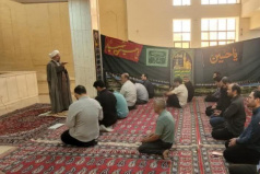 بیانات معاون نهاد رهبری در تفسیر دعای ۱۴ صحیفه سجادیه در بین نمازگزاران دانشگاه کاشان