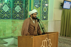 اهمیت و جایگاه نماز جماعت در کلام مدرس حوزه علوم اسلامی دانشگاهیان در مسجد دانشگاه کاشان