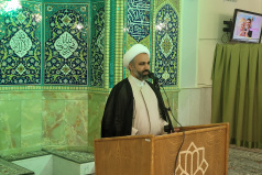سخنرانی حجت الاسلام ابن علی به مناسبت میلاد باسعادت امام حسن عسگری ع در مسجد دانشگاه کاشان