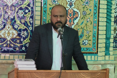 سخنرانی آقای پوران در مسجد دانشگاه کاشان و بیان حرف دلهای مولا علی علیه السلام با محوریت نهج البلاغه