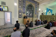 بیان احکام در کلام استاد حوزه و دانشگاه حجت الاسلام والمسلمین فرجی در مسجد دانشگاه