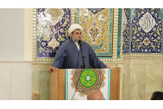 سخنرانی مسئول نهاد رهبری در تبیین حضور قلب در نماز ، در مسجد دانشگاه کاشان