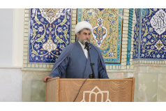 سخنرانی مسئول نهاد رهبری  در تبیین ذکر شریف (الله اکبر) و تسلیت سالگرد شهادت شهید جمهور شهید آیت الله سید ابراهیم رئیسی، در مسجد دانشگاه کاشان