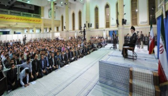 رهبر معظم انقلاب در دیدار نخبگان جوان کشور