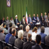 رهبر معظم انقلاب اسلامی در دیدار شاعران و اهالی فرهنگ و ادب: