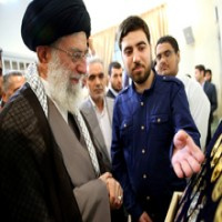 دیدار جمعی از بسیجیان مدال‌آور المپیادهای علمی با رهبر انقلاب
