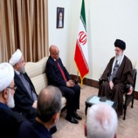 دیدار رئیس جمهوری آفریقای جنوبی با رهبرمعظم انقلاب
