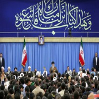 دیدار شرکت‌کنندگان در مسابقات بین‌المللی قرآن با رهبرمعظم انقلاب