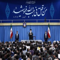 دیدار خانواده‌های شهدای منا با رهبر معظم انقلاب