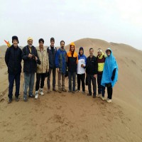 کویرنوردی اساتیددانشگاه کاشان درآستانه حماسه۹دی