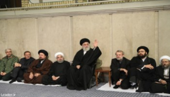 با حضور رهبر معظم انقلاب اسلامی در حسینیه امام خمینی(ره)؛