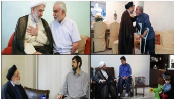 با اعزام هیئت‌هایی از طرف رهبر معظم انقلاب اسلامی انجام شد؛