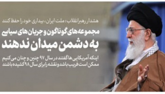 رهبر معظم انقلاب اسلامی در دیدار جمعی از خانواده‌های شهیدان مطرح کردند؛