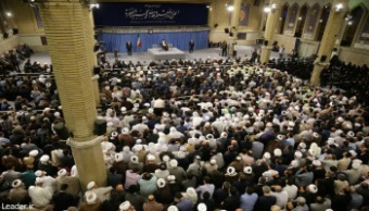 رهبر معظم انقلاب اسلامی در دیدار دست اندرکاران و کارگزاران حج: