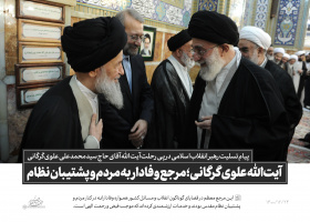 پیام تسلیت رهبر معظم انقلاب اسلامی در پی رحلت آیةالله آقای حاج سید محمدعلی علوی‌گرگانی: