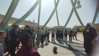 برگزاری مراسم عزاداری و ذکر توسل امام عسکری ع در جمع اساتید، کارمندان و دانشجویان در جوار گلزار شهدای گمنام دانشگاه