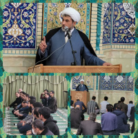 برگزاری سخنرانی مسئول نهاد رهبری در مسجد دانشگاه کاشان