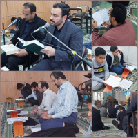 برگزاری مراسم دعای پر فیص ام داوود در مسجد امیرالمومنین حضرت علی علیه السلام دانشگاه کاشان