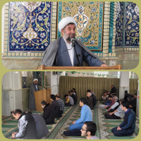 سخنرانی معاون نهاد نمایندگی مقام معظم رهبری در مسجد دانشگاه کاشان