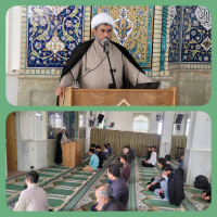 سخنرانی مسئول نهاد رهبری در مسجد دانشگاه کاشان