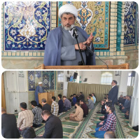 بیان احکام روزه توسط مسئول نهاد رهبری همزمان با حلول ماه مبارک رمضان در مسجد دانشگاه
