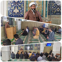 بیان فضیلت ایام ماه مبارک رمضان در مسجد دانشگاه کاشان