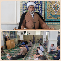 بیان احکام توسط مسئول نهاد رهبری در مسجد دانشگاه