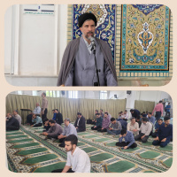 سخنرانی استاد گروه معارف اسلامی دکتر موسوی در مسجد دانشگاه کاشان