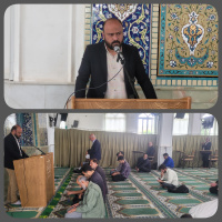 سخنرانی مدیر امور فرهنگی دانشگاه همزمان با سالگرد شهادت حمزه سیدالشهداء و وفات حضرت عبدالعظیم حسنی علیهم السلام در مسجد دانشگاه کاشان.