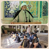 بیان فضایل و برکات ماه مبارک رمضان در کلام مسئول نهاد رهبری در مسجد دانشگاه کاشان