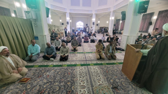 بیان احکام در کلام استاد حوزه و دانشگاه حجت الاسلام والمسلمین فرجی در مسجد دانشگاه