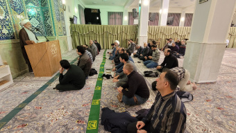 بیان احکام در کلام استاد حوزه و دانشگاه حجت الاسلام والمسلمین فرجی در مسجد دانشگاه