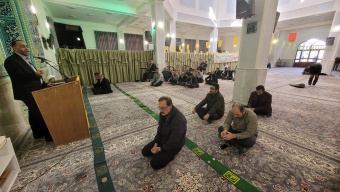 برگزاری مدیحه سرایی میلاد باسعادت حضرت فاطمه زهرا سلام الله علیها در مسجد دانشگاه کاشان