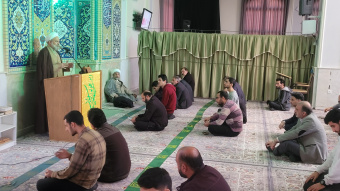 بیان احکام در کلام استاد حوزه و دانشگاه حجت الاسلام والمسلمین فرجی در مسجد دانشگاه