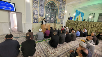 برگزاری سی امین جلسه تفسیر سوره مبارکه بقره توسط امام جمعه کاشان در مسجد دانشگاه.