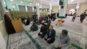 بیان احکام در کلام استاد حوزه و دانشگاه حجت الاسلام والمسلمین فرجی در مسجد دانشگاه