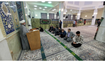 سخنرانی معاون نهاد رهبری در باب وداع با ماه مبارک رمضان در مسجد دانشگاه کاشان.
