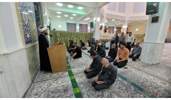 سخنرانی مدرس حوزه علوم اسلامی دانشگاهیان در مسجد دانشگاه کاشان