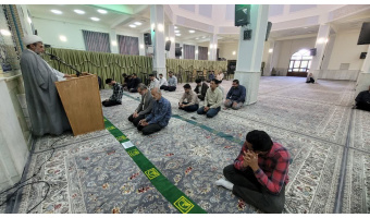 برگزاری مراسم عزاداری به مناسبت ۲۳ ذی القعده سالروز شهادت امام رضا علیه السلام با سخنرانی مسئول نهاد رهبری در مسجد دانشگاه کاشان