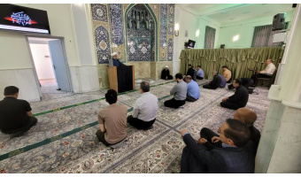 برگزاری مراسم سوگواری شهادت حضرت جواد الائمه علیه السلام در مسجد دانشگاه کاشان با سخنرانی معاون نهاد رهبری