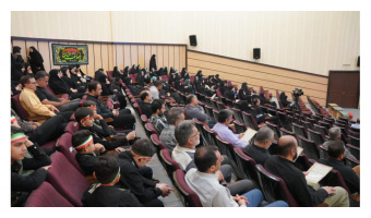 مراسم بزرگداشت آقای شهید ایران در دانشگاه کاشان برگزار شد