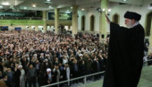 رهبر معظم انقلاب اسلامی در دیدار هزاران نفر از مردم قم: